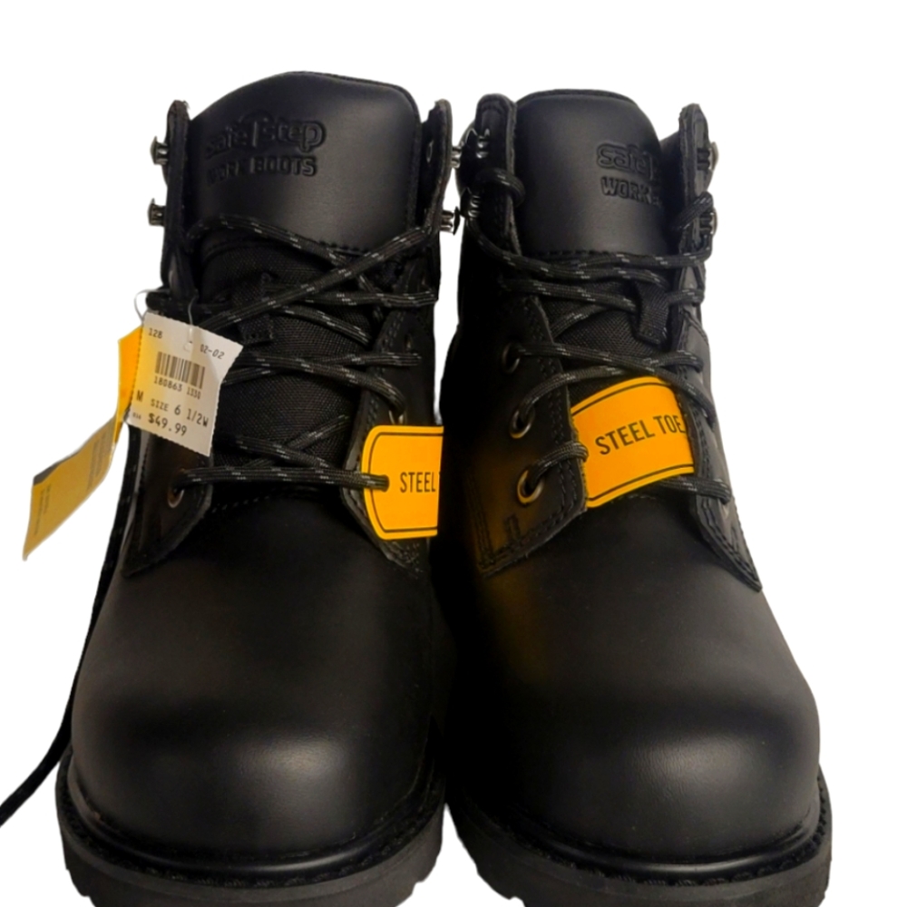 Safe T Step Work Boots with Steel Toes